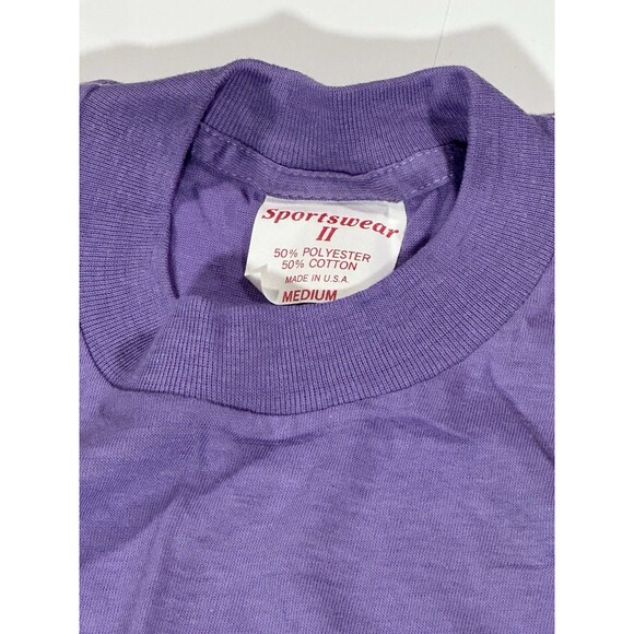 Vintage 80s The Beach Boys Iron On Graphic Print T-Shirt Purple Size Medium USA - Picture 6 of 9